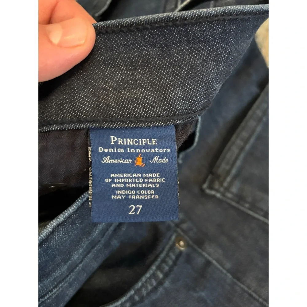 Principle Denim Innovators Jeans Womens 27 Skinny Dark Wash High Rise Stretch